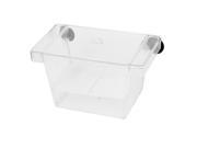 Unique Bargains Clear Plastic 2 Layers Fish Spawn Hatchery Breeder Separation Tank Box