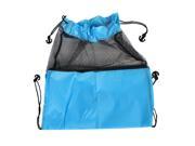 43cm x 41cm Storage Bag Mesh Pocket Light Blue Baby Stroller Bag