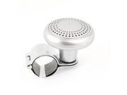 Unique Bargains Round Metal Handle Car Vehicle Steering Wheel Spinner Knob Silver Tone