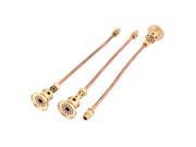 Unique Bargains 8 Length Tube Cookout Stove Gas Powered Butane Right Angle Brass Burner 3 Pcs