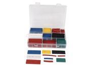 Unique Bargains 300Pcs Six Colors Assorted Sizes Heat Shrinkable Tube Sleeving Wrap Wire Kit
