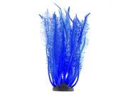 4.3 Height Man Made Blue Silicone Aquatic Grass Ceramic Base for Fish Tank