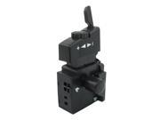 250VAC 6A Lock On Black Cover Hand Drill Trigger Switch w Speed Control Knob