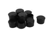 Unique Bargains Home Furniture Foot Round Cover Holder Protector 32mm Inner Dia 12 Pieces