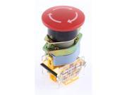 Unique Bargains DPST 1NO 1NC Red Mushroom Emergency Stop Push Button Switch Ui 660V 10A