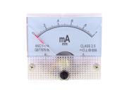 Unique Bargains Class 2.5 Accuracy DC 0 1mA Analog Current Panel Meter Ammeter 85C1 mA