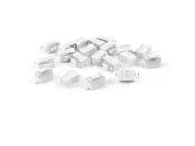 Unique Bargains 20 Pcs 6x3.5x4.3mm SPST 2 Pins Momentary Push Button SMD SMT Tactile Tact Switch