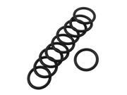 Unique Bargains 17mm x 13mm x 2mm Industrial Black Rubber O Ring Seal Washer 10 Pcs