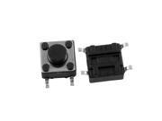 Unique Bargains 50 x Momentary Tact Tactile Push Button Switch SMD SMT Surface Mount 6x6x5mm