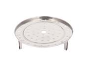 Unique Bargains Kitchen Stainless Steel 3 Legs Steamer Rack Food Steaming Stand Cookware 21.5cm