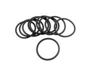 Unique Bargains 10 Pcs 49mm External Dia 3.5mm Thickness Rubber Oil Seal O Ring Gaskets