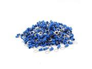 1000 Pcs RV2 8 Ring Tongue Type Pre Insulated Terminal Blue for 1.5 2.5mm? Cable