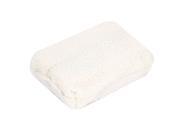 Durable Practical Car Wash Waxing Cleaning Sponge Pad Cushion White