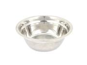 Unique Bargains Outdoor Camping Picnic Round Shape Meal Soup Bowl Silver Tone