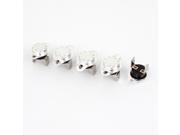 AC 250V 10A 45 Degree Normal Open Temperature Control Switch Thermostat 5 Pcs