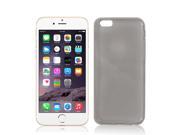 TPU Case Cover Bumper Gray w Protective Film for Apple iPhone 6 4.7