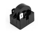 Black 15 Ohm Resistance 2 Pin Fridge PTC Starter Relay Replacement