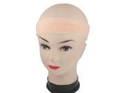 Unique Bargains Bathing Face Washing Elastic Scarf Head Band Headband Pale Apricot