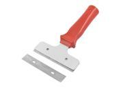 Unique Bargains Round Plastic Handle Metal Blade Paint Painting Scraper 15cm Long