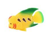 Unique Bargains Green Yellow Plastic Imitated Fish Tank Aquatic Fish Decor