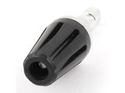 Unique Bargains Motorcycle Black Plastic Refitted Balance Hand Brake Handle Plug Silver Tone