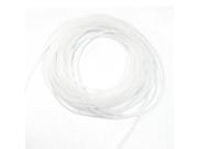 Unique Bargains White 3mm Outside Dia. 48.5M Polyethylene Spiral Cable Wire Wrap Tube