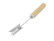 U Shaped 3.9 Long Blade Wooden Handle Cutter for Pineapple