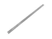 Unique Bargains 60cm 24 Inch Stainless Metal Measuring Straight Ruler