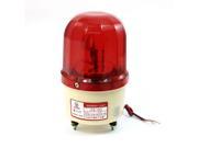 Industrial Signal Tower Red Rotating Flashing Warning Lamp DC24V 10W