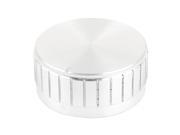 Unique Bargains Silver Tone Plastic Potentiometer Rotary Control Switch Knobs 17x40mm