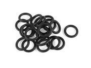 Unique Bargains 20 x Black Rubber O Ring 22mm Outter Dia 15mm Inner Dia for Automobile Pump