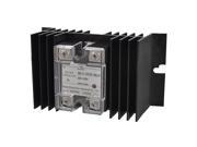 DC 3 32V to AC 24 480V 40A Single Phase SSR Solid State Relay Heat Sink