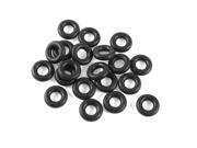 Unique Bargains 13mm OD 6mm ID Black O Ring Seal Sealing Pump Washers Gaskets 20 Pcs