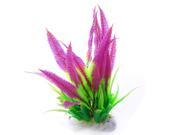 max long 23cm green purple leaf Aquarium Plants Fish Tank Plastic Decoration