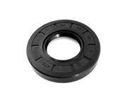 Black 72 x 35 x 10mm Spring Loaded Rubber Ring Oil Seal Ring Gasket