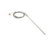 Unique Bargains Temperature Controller K Type Earth Thermocouple Probe 2M