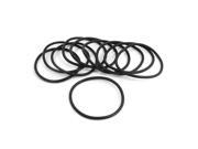 Unique Bargains 10 Pcs 45mm Outer Dia 2.4mm Cross Section Rubber O Ring Oil Seal Gaskets