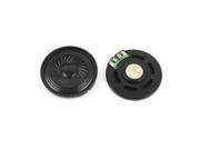 2Pcs 0.5W 8Ohm 40mm Inside Magnet Magnetic Electronic Speakers Trumpet