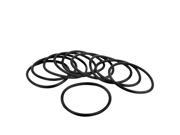 Unique Bargains 5Pairs 44mm x 2.4mm Industrial Rubber Sealing Oil Filter O Ring Gaskets Black