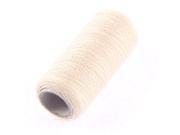 Unique Bargains Embroidering DIY Sewing Tool Thread Reel Beige 200 Yards