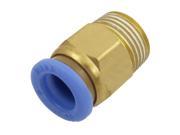 Unique Bargains Straight Quick Connector Pneumatic Fitting 10mm to 16mm Male Thread