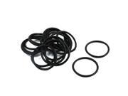 Unique Bargains 20PCS Black Rubber Oil Seal O Ring Sealing Gasket Washers 26mm x 1.8mm