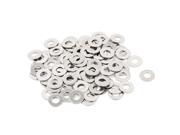 100Pcs M3 x 7mm x 0.5mm 304 Stainless Steel Flat Washer for Screw Bolt