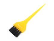 Yellow Plastic Handle Hair Coloring Dye Salon Tint Brush 8.6 Length