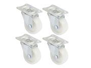 Unique Bargains 4pcs Ball Bearing 1.5 Round Screw Mounting Rotary Swivel Caster for Bakery Cart