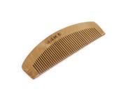 Unique Bargains Retro Wooden Natural Carved Comb Hair Care Tool
