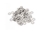 100Pcs M4x10mmx0.8mm Stainless Steel Metric Round Flat Washer for Bolt Screw