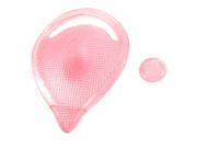 Unique Bargains Silicone Face Blackhead Remover Pink Facial Cleansing Pad