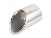 Unique Bargains 4 Inlet Dia Silver Tone Exhaust Pipe Tip Muffler Tail Piping for Malibu