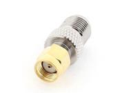 RP SMA Male Plug to F Type Female Jack Straight RF Adapter Connector Replacement